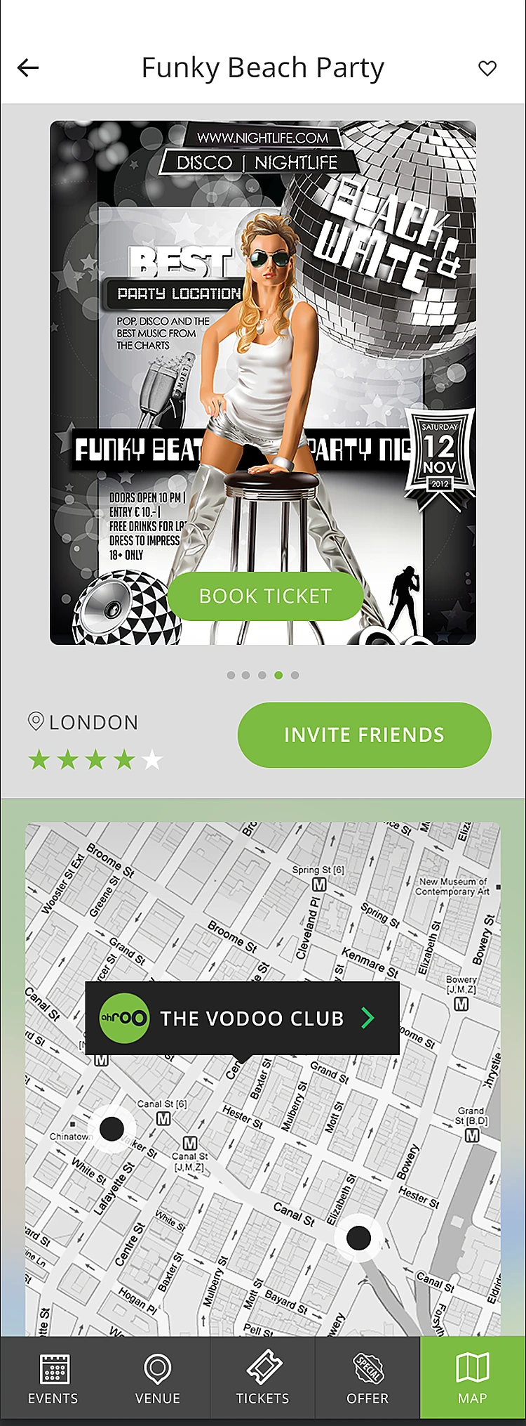 Ahroo: Venue map