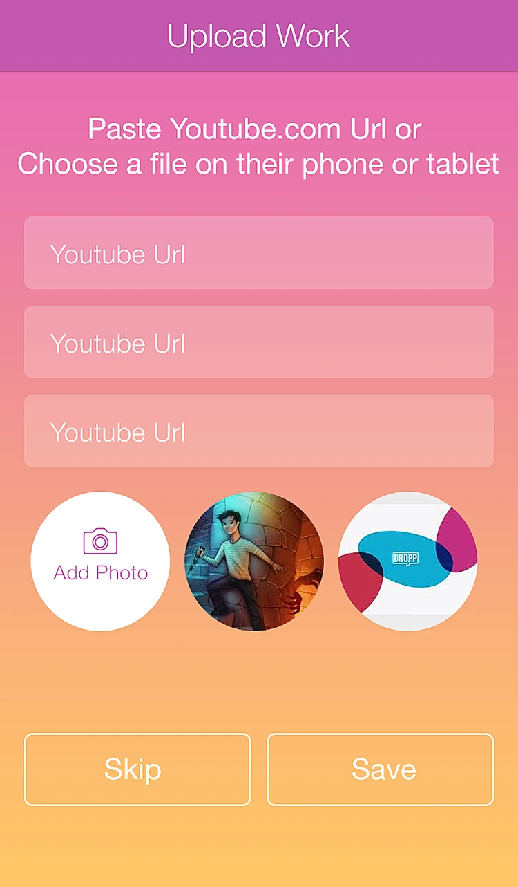 N Network: Upload work
