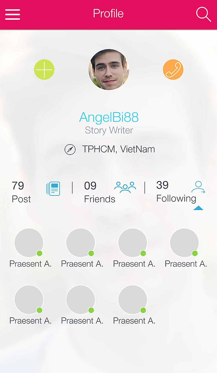 PNQ: Profile: following