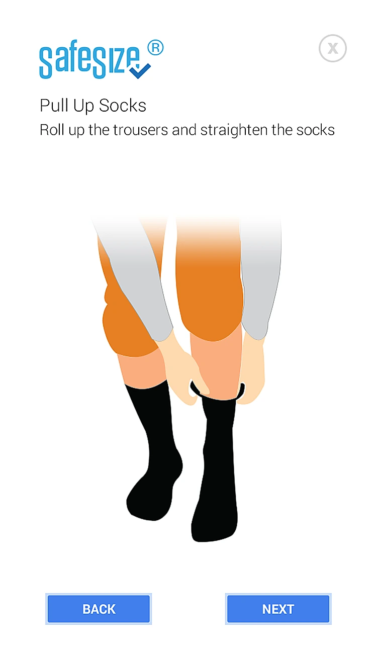 Safesize: Pull up socks