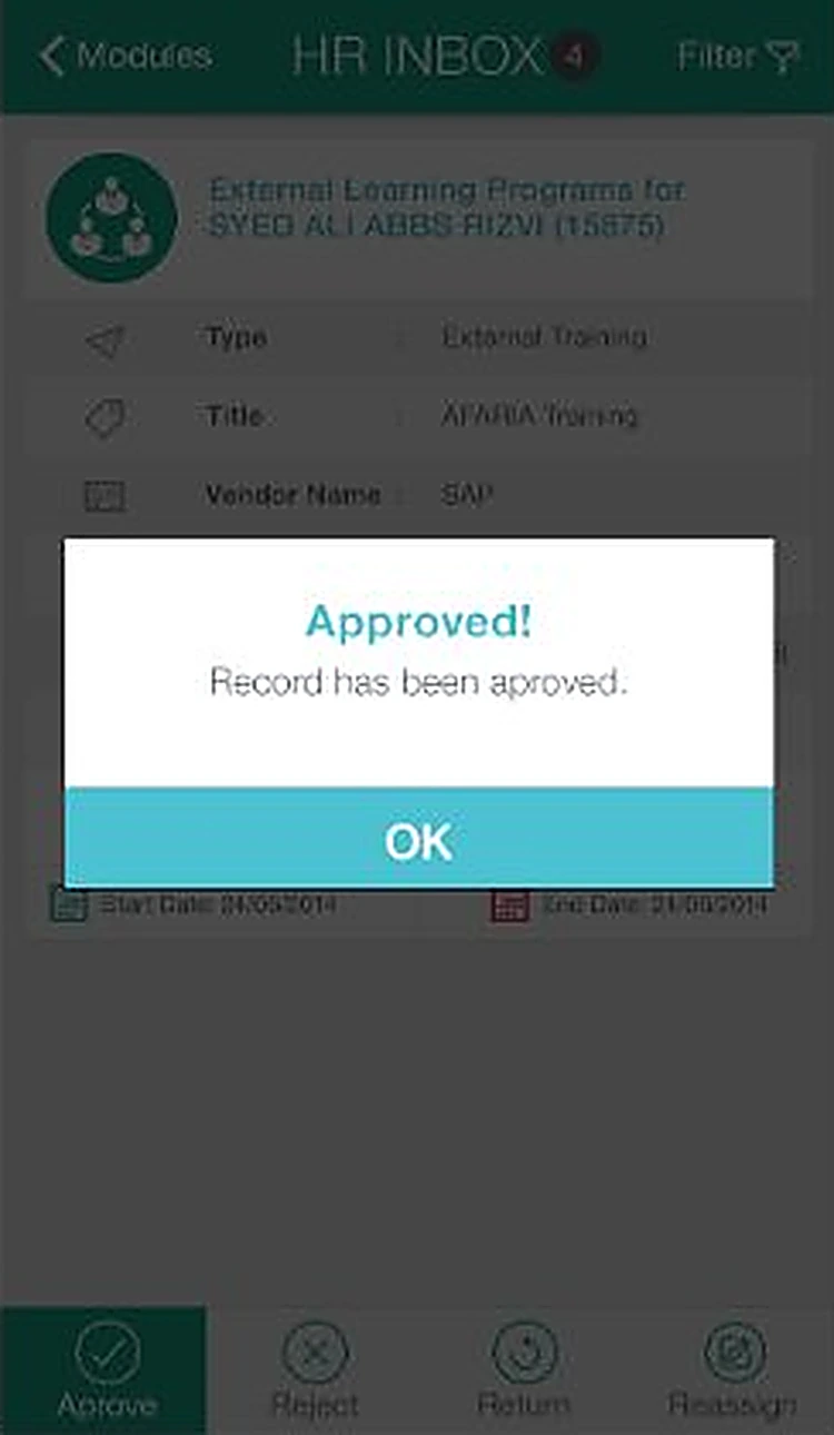 Shaheen: Approved