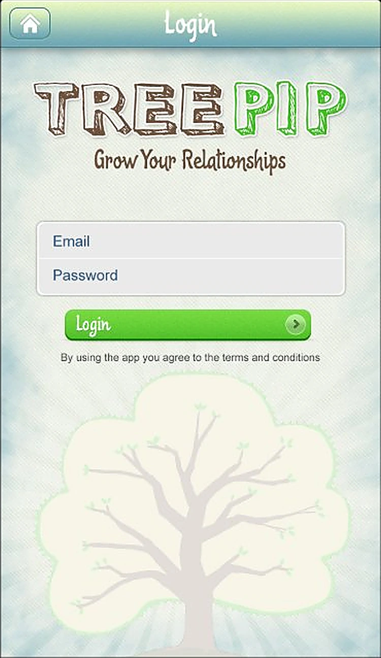 TreePip: Login