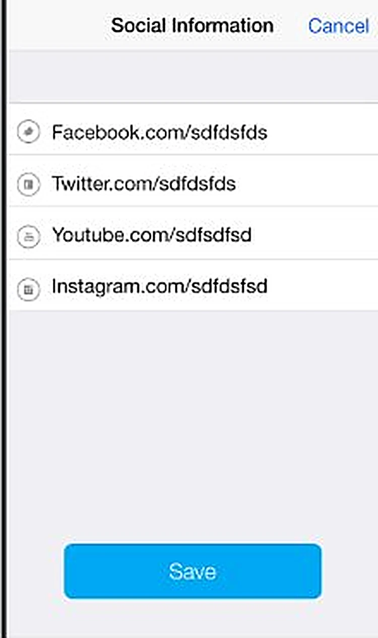 Undress: Social links