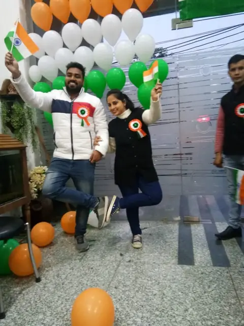 Striking a Republic Day pose