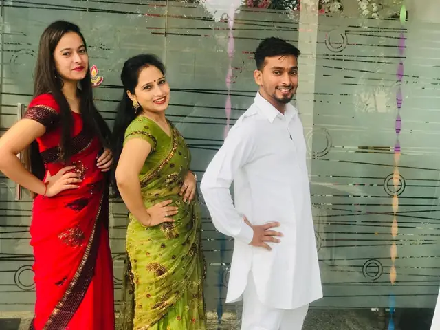 Traditional wear, studio style