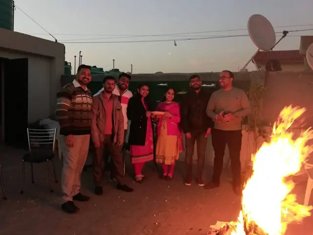 Lohri bonfire