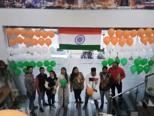 Republic Day in tricolour
