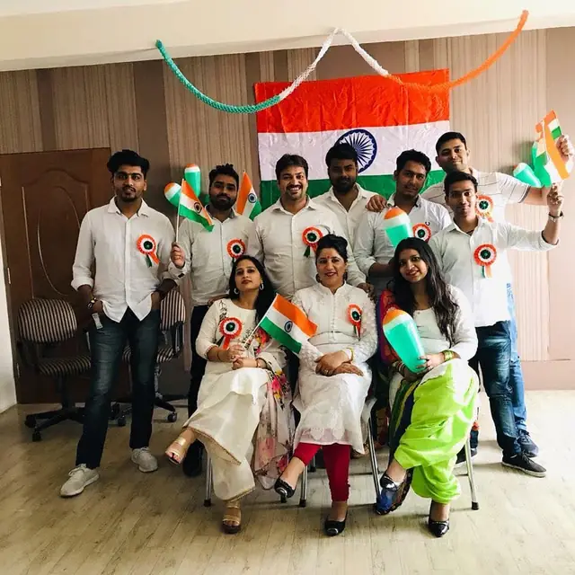 Flags up for Independence Day