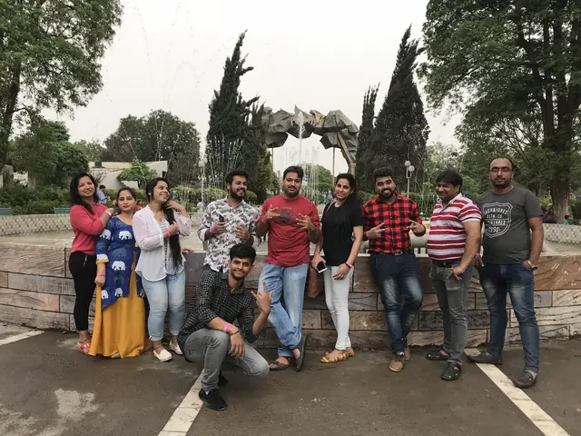 Team trip to the fountains