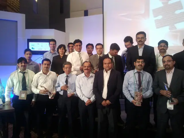 At an industry awards evening