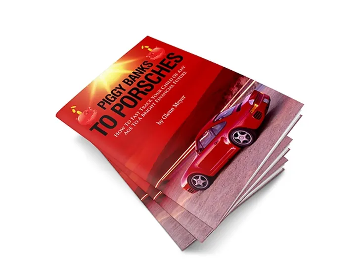Piggy Banks to Porsches: Book cover design