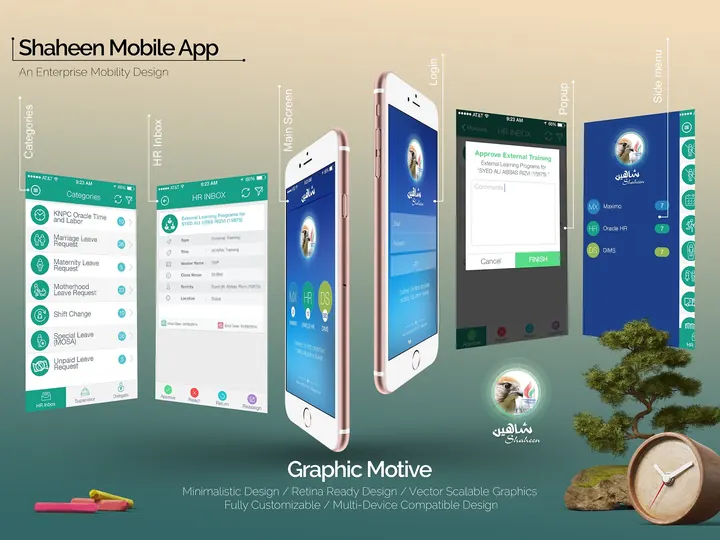 Shaheen: Enterprise app UI & icon system