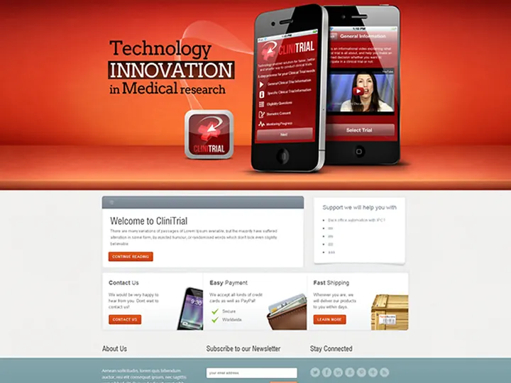 CliniTrial: Clinical research website