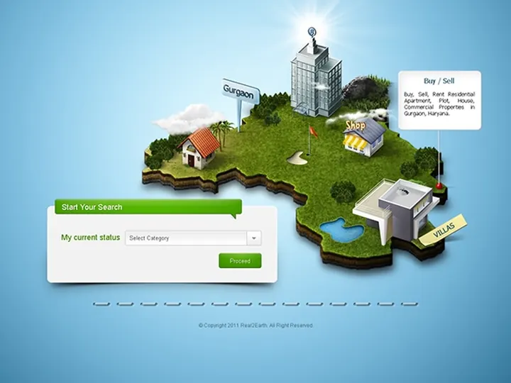 Real2Earth: Real estate portal