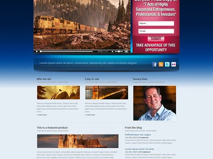 Tommy Voris Gold Mastermind: Coaching landing page